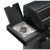 Gasgrill 'Artiso G4-SB Nero' schwarz 139 x 114,5 x 53 cm