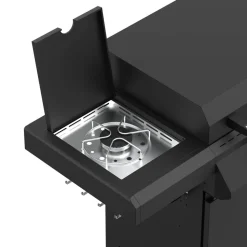 Gasgrill 'BBQ Plancha Artiso G3-PL Nero' schwarz 139,5 x 59,2 x 101,9 cm