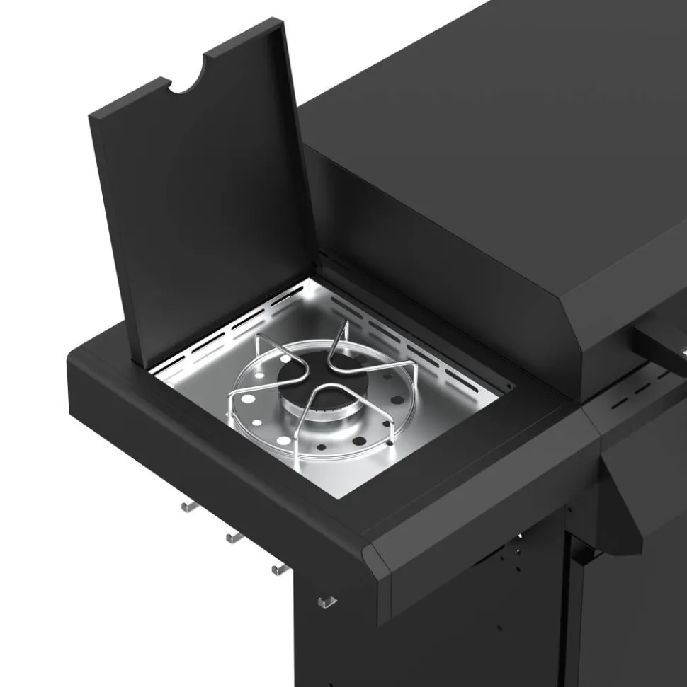 Gasgrill 'BBQ Plancha Artiso G3-PL Nero' schwarz 139,5 x 59,2 x 101,9 cm