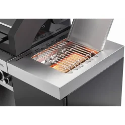 Gasgrill 'BBQ-Island Videro G4-SL Vario+' schwarz 154 x 118 x 60 cm