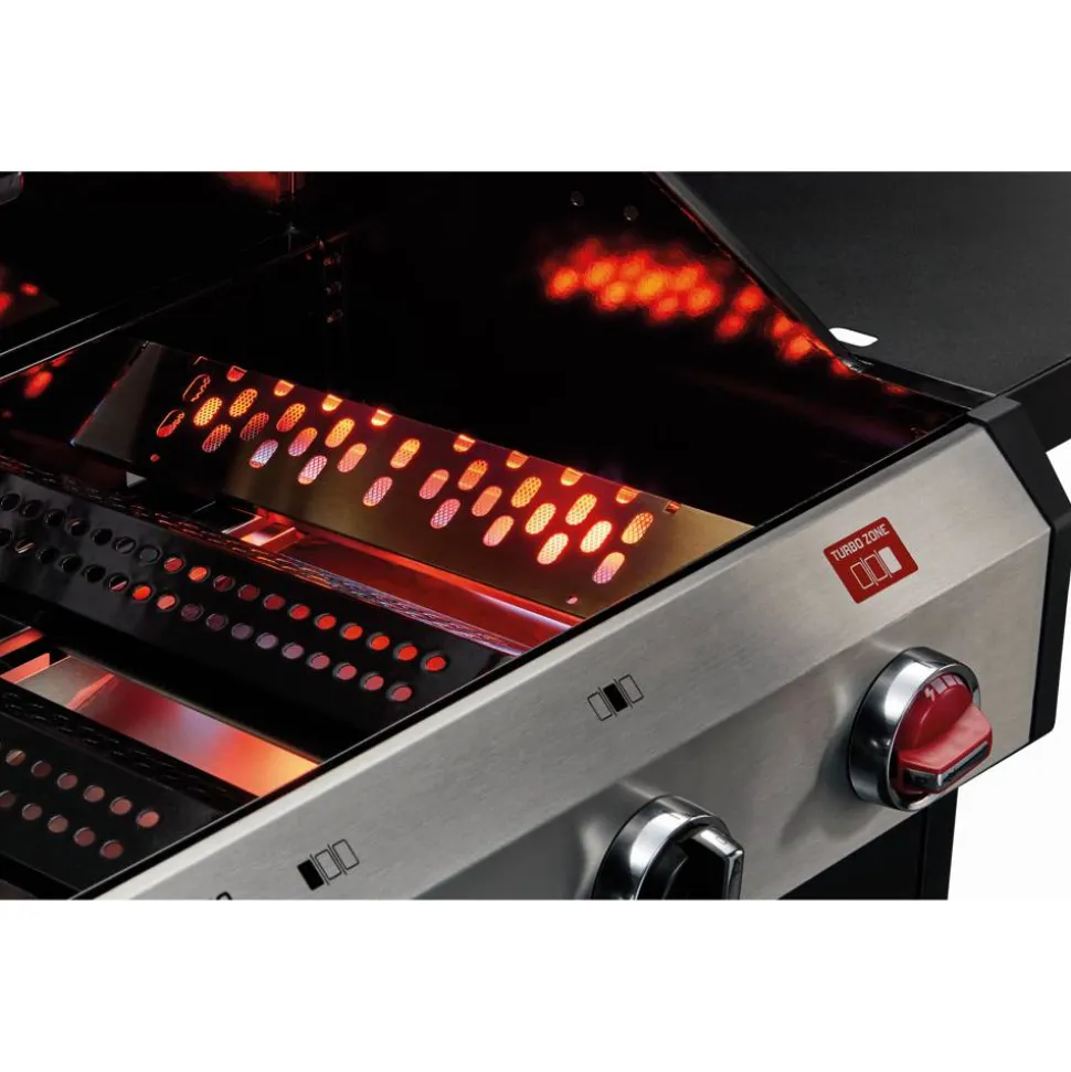 Gasgrill 'Chicago Next 3 R Turbo' schwarz 124 x 108 x 51 cm
