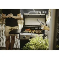 Gasgrill 'Chicago Next 3 R Turbo' schwarz 124 x 108 x 51 cm