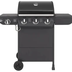Gasgrill 'Columbus' schwarz 107,5 x 117,5 x 58,5 cm