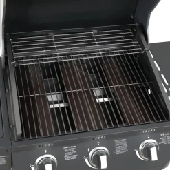 Gasgrill 'Columbus' schwarz 107,5 x 117,5 x 58,5 cm