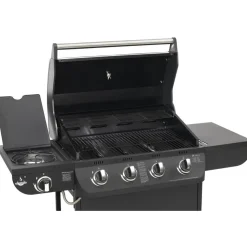 Gasgrill 'Columbus' schwarz 107,5 x 130 x 58,5 cm