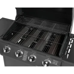 Gasgrill 'Columbus' schwarz 107,5 x 130 x 58,5 cm