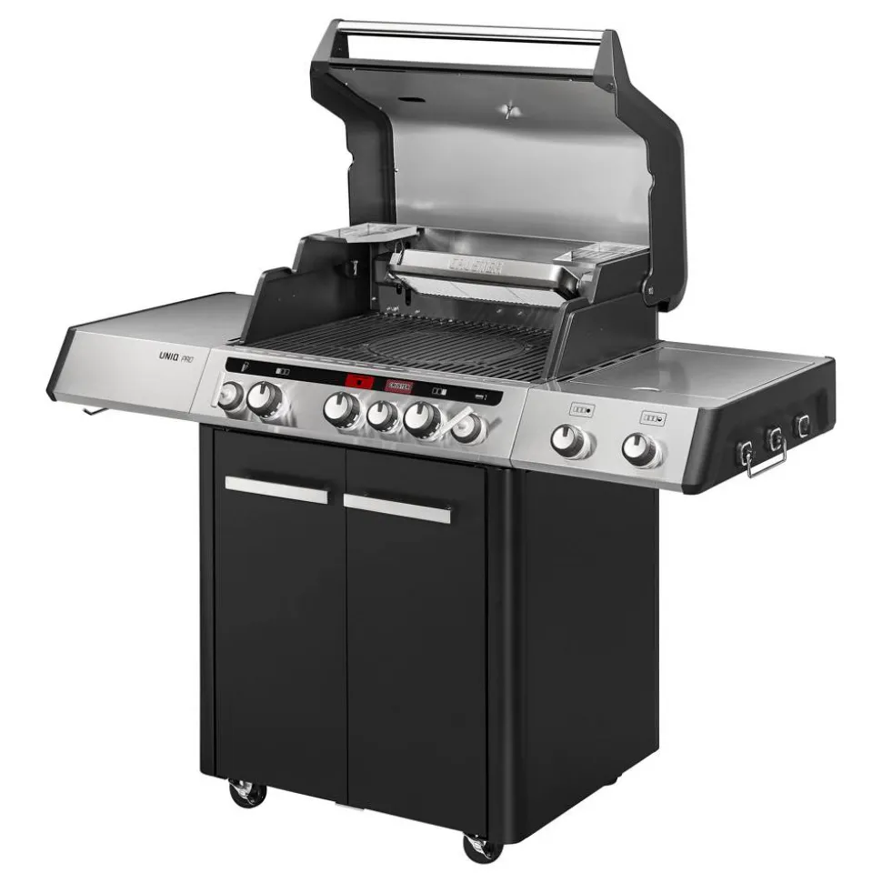 Gasgrill 'Cruster IK Uniq Pro 3' schwarz, silber 147 x 121 x 69,5 cm