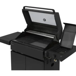Gasgrill 'Hicksville' schwarz 161 x 119 x 62 cm