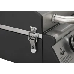Gasgrill 'Jesolo' silbern 47,5 x 31,3 x 43,2 cm