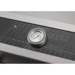 Gasgrill 'Jesolo' silbern 47,5 x 31,3 x 43,2 cm
