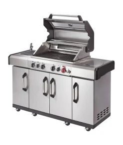 Gasgrill 'Kansas II Pro 4 SIK Turbo' 4 Brenner 153 x 64 x 118 cm