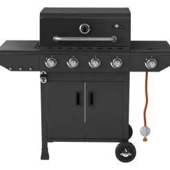 Gasgrill 'Laredo' schwarz 123,5 x 107,5 x 52 cm