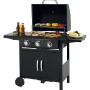 Gasgrill 'Mayfield 3' schwarz 127 x 103 x 58 cm