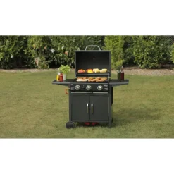Gasgrill 'Mayfield 3' schwarz 127 x 103 x 58 cm
