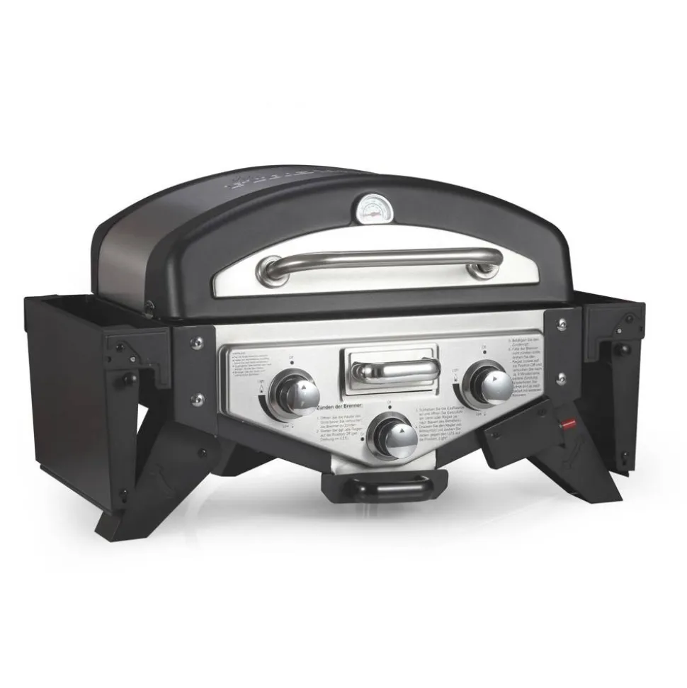 Gasgrill 'Medison' silbern 118,5 x 52 x 38 cm