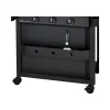Gasgrill 'Plancha Amaro' schwarz 138,5 x 99 x 58 cm