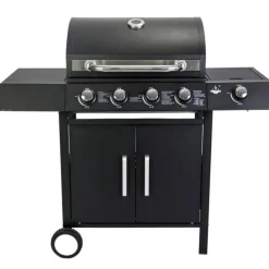 Gasgrill 'San Angelo' schwarz 110 x 120 x 48 cm