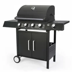 Gasgrill 'San Angelo' schwarz 110 x 120 x 48 cm