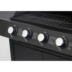 Gasgrill 'San Angelo' schwarz 110 x 120 x 48 cm
