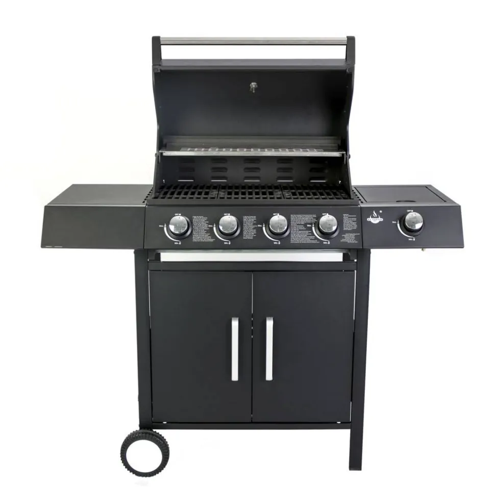 Gasgrill 'San Angelo' schwarz 110 x 120 x 48 cm