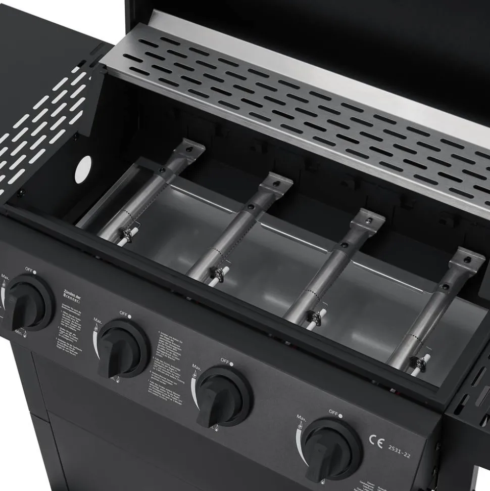 Gasgrill 'San Jose' schwarz 114 x 101,5 x 51 cm