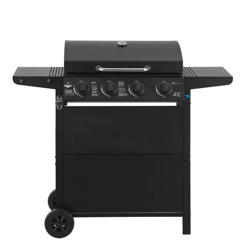 Gasgrill 'San Jose' schwarz 114 x 101,5 x 51 cm
