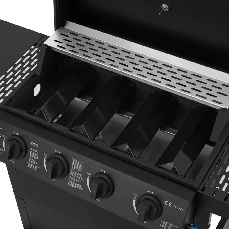 Gasgrill 'San Jose' schwarz 114 x 101,5 x 51 cm