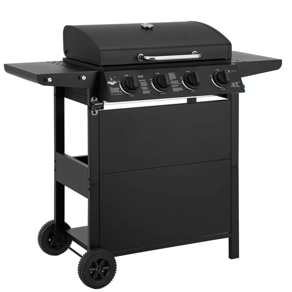 Gasgrill 'San Jose' schwarz 114 x 101,5 x 51 cm