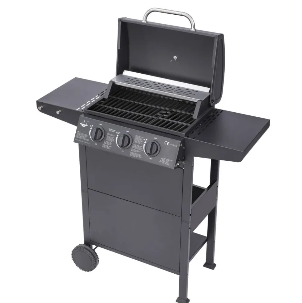 Gasgrill 'San Jose' schwarz 104 x 101,5 x 51 cm