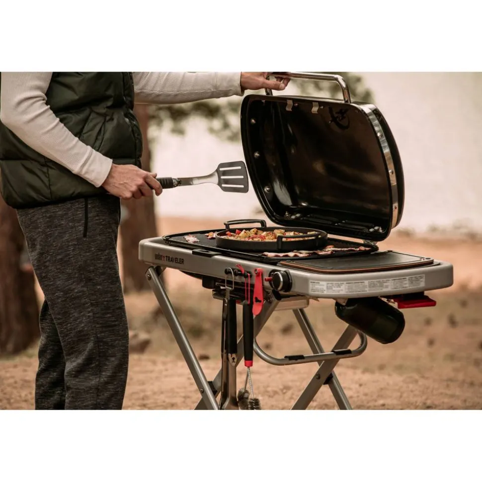 Gasgrill 'Traveler' schwarz 105 x 100 x 55 cm