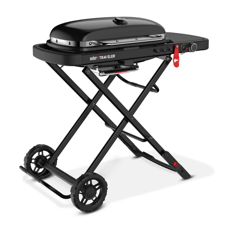 Gasgrill 'Traveler, Stealth Edition' schwarz 110,8 x 94,5 x 58,4 cm