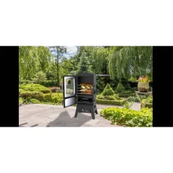 Gasgrill-Smoker 'Portland W2' schwarz 50 x 107 x 48 cm