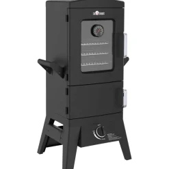 Gasgrill-Smoker 'Portland W2' schwarz 50 x 107 x 48 cm