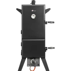 Gasgrill-Smoker 'Portland XL' schwarz 64 x 127,5 x 50 cm