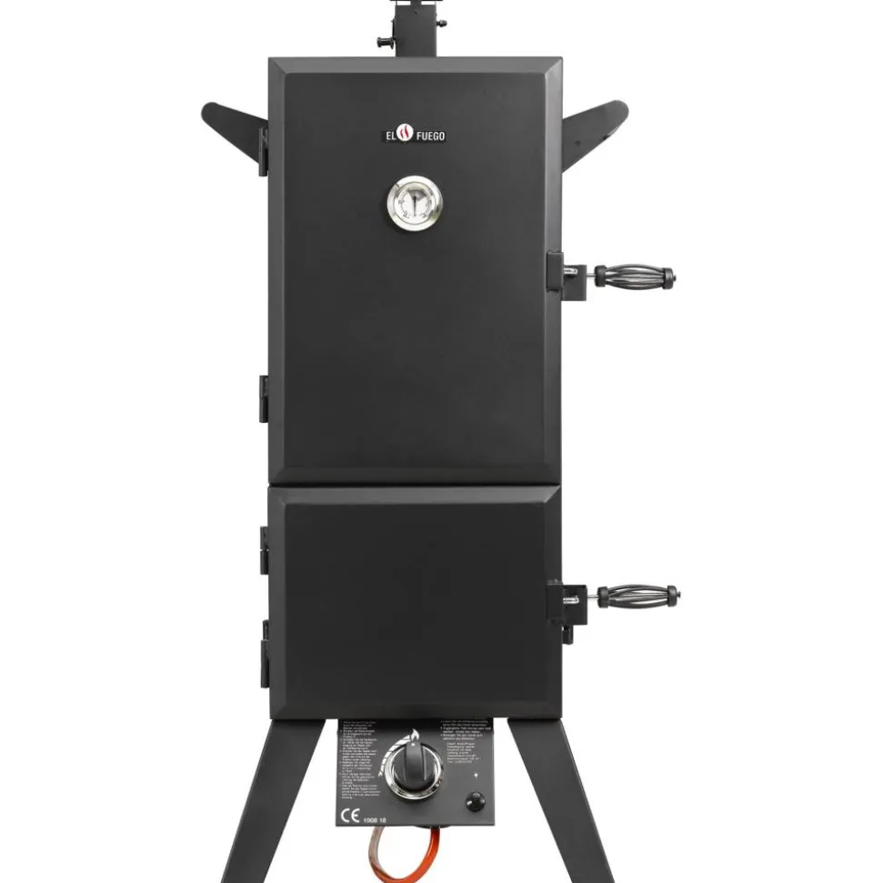 Gasgrill-Smoker 'Portland XL' schwarz 64 x 127,5 x 50 cm