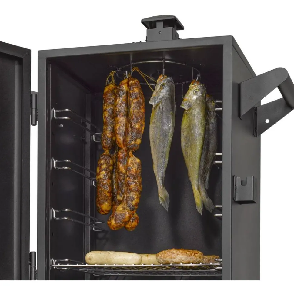 Gasgrill-Smoker 'Portland XL' schwarz 64 x 127,5 x 50 cm
