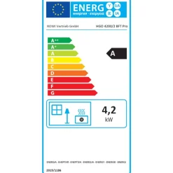 Gas-Heizofen 'HGO 4200/2 Blue Flame Pro' schwarz, mit Thermostat
