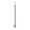Geländerpfosten 'Prova PS2' aluminium für Wange/Laibung Ø 4 x 107 cm