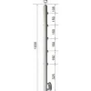 Geländerstab 'B52' Aluminium eloxiert Ø 42,4 x 1030 mm