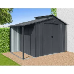 Gerätehaus anthrazit 300 x 173 x 222 cm