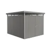Gerätehaus 'HighLine 5' mit Doppeltür 275 x 315 cm Quarzgrau metallic