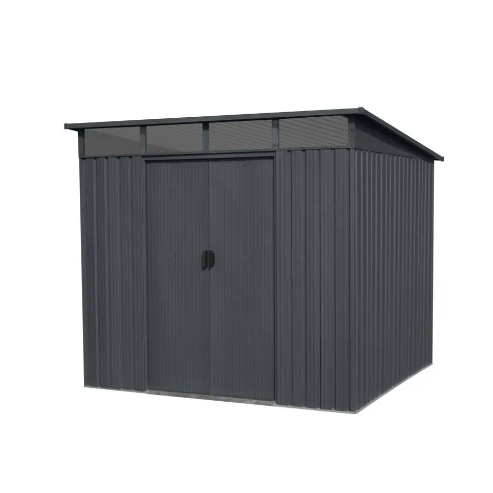 Gerätehaus 'Lightline' anthrazit 239 x 194 x 202 cm
