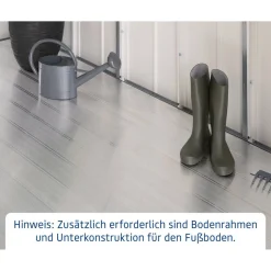 Gerätehaus-Fussboden 'Euroline SD14/FD14/PD14' Aluminium 305 x 96 x 10 cm