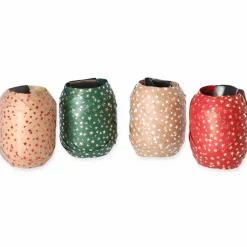 Geschenkband 'Nature Pack Stars' Baumwolle natur/weiß 12 m