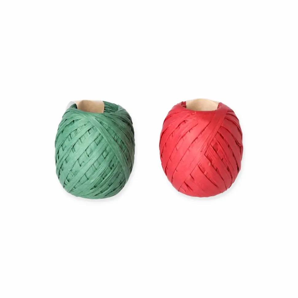 Geschenkband 'Nature Raffia' Raffiabast grün 30 m
