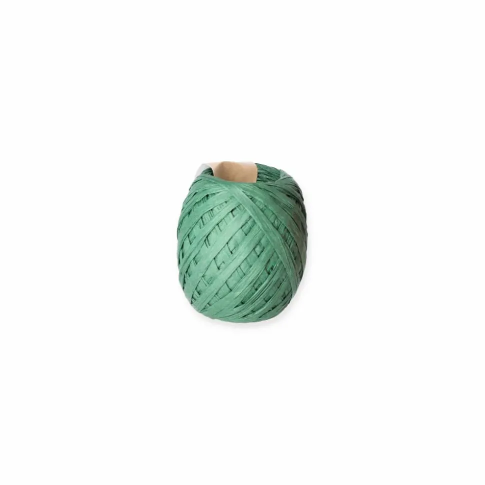 Geschenkband 'Nature Raffia' Raffiabast grün 30 m