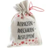 Geschenkbeutel mit Spruch Canvas 15 x 20 cm