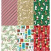 Geschenkpapier bunt sortiert