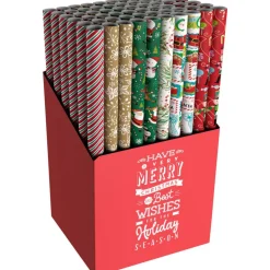 Geschenkpapier bunt sortiert