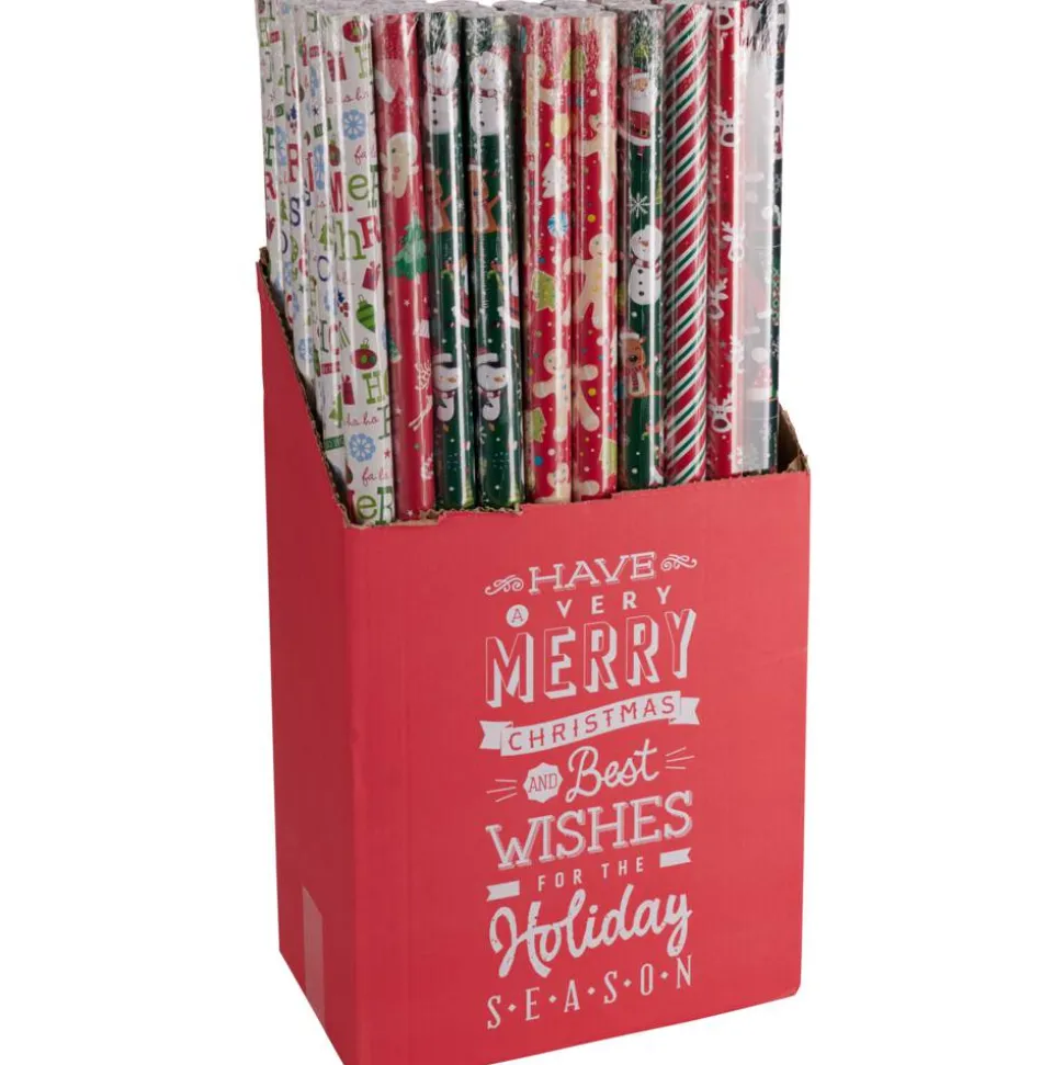 Geschenkpapier bunt sortiert